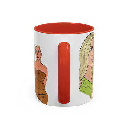 RHOM Alexia & Marysol "Right for the Hole, Wrong for the Soul", Ceramic Mug, (11oz, 15oz) featuring Alexia Nepola and Marysol Patton