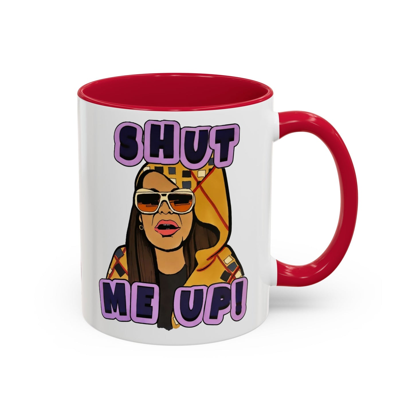 RHOSLC Shut Me Up!, Ceramic Mug, (11oz, 15oz) Featuring Mary Cosby