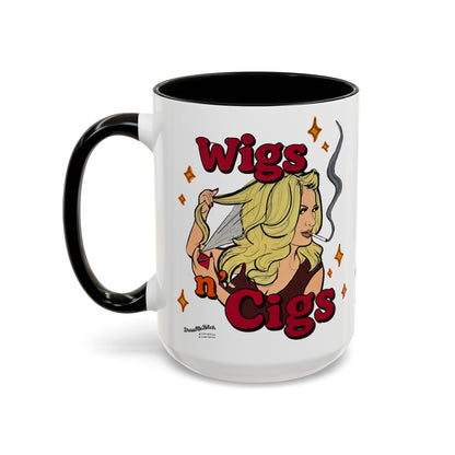RHOA Kim "Wigs n' Cigs", Ceramic Mug, (11oz, 15oz) Featuring Kim Zolciak