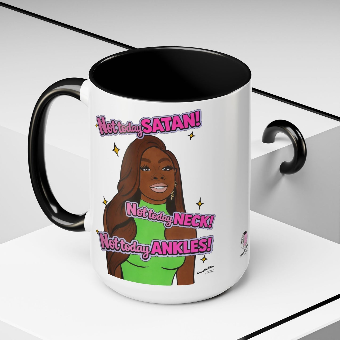 RHOP Candiace Not Today Neck!, Ceramic Mug, Various Sizes & Colors, featuring Candiace Dillard Bassett