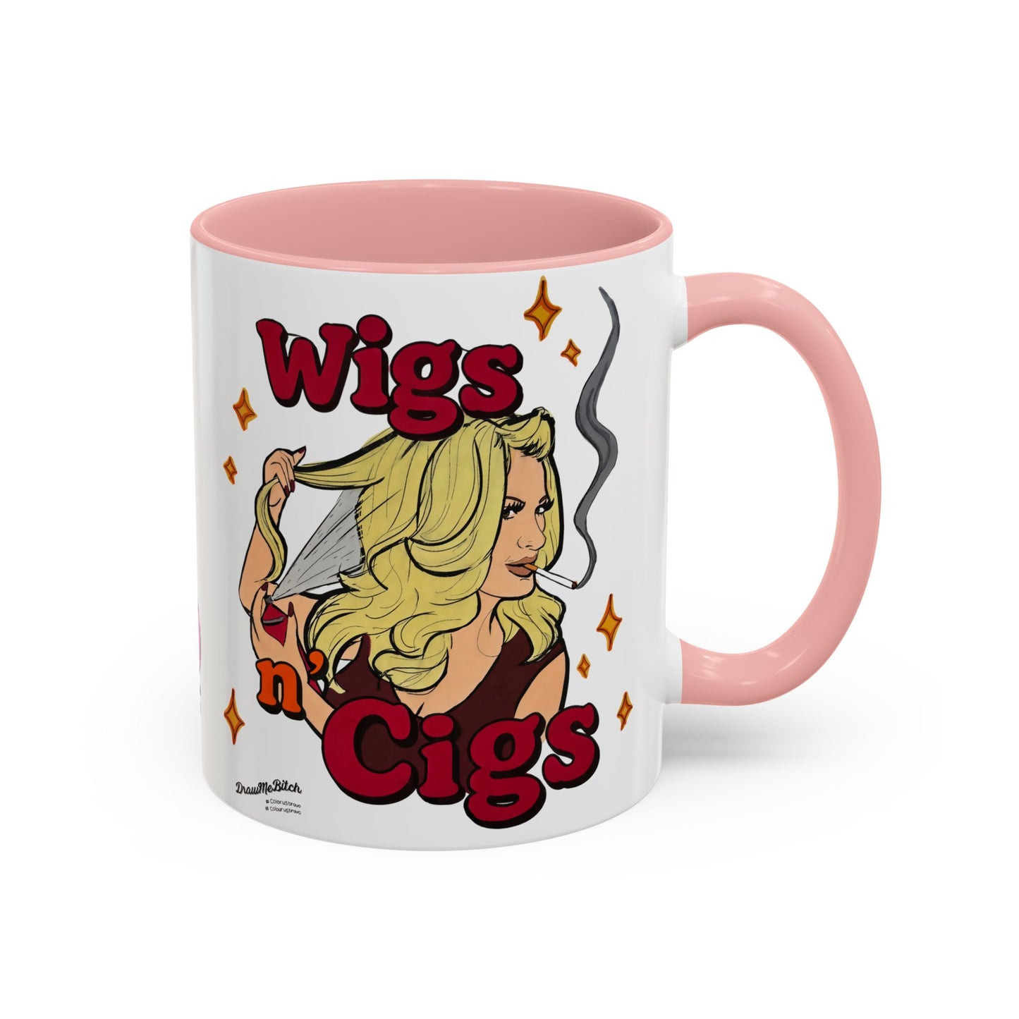 RHOA Kim "Wigs n' Cigs", Ceramic Mug, (11oz, 15oz) Featuring Kim Zolciak