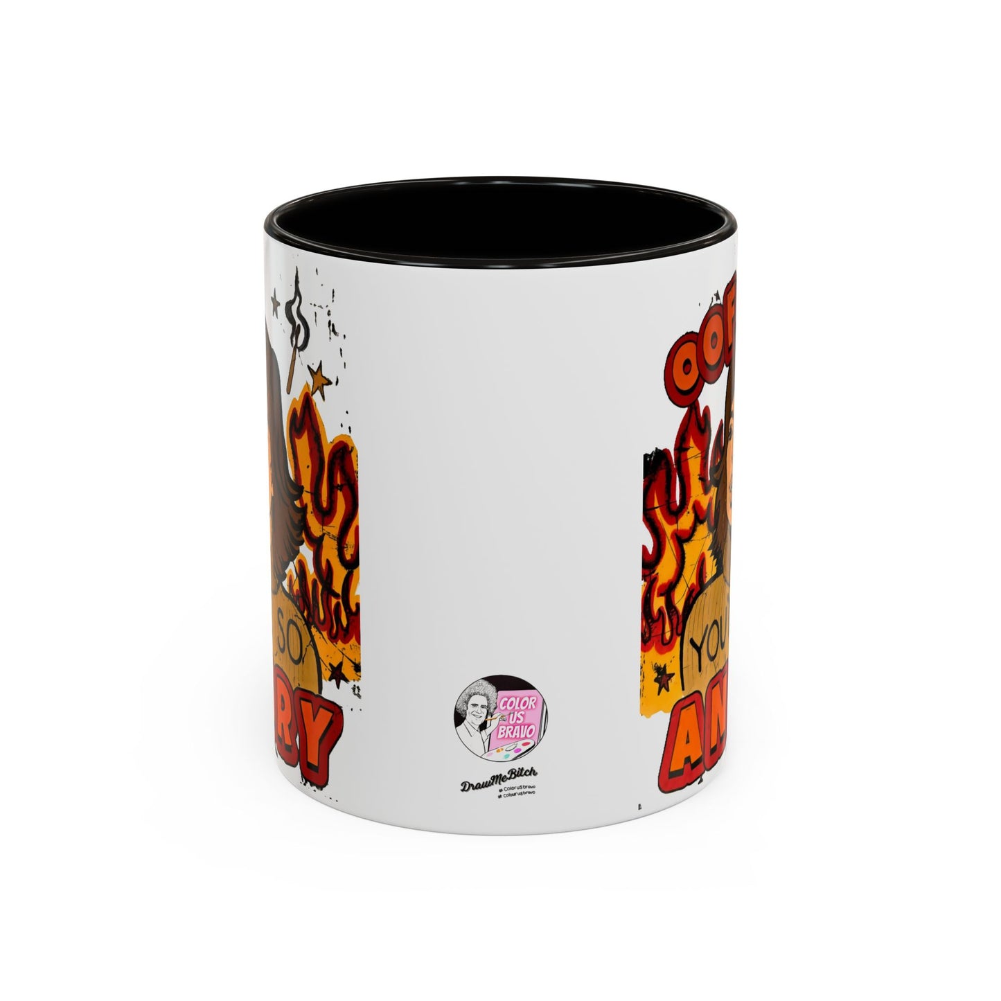 RHOBH, "OOF You're Angry" Ceramic Mug, (11oz, 15oz) featuring Lisa Rinna