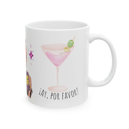 RHOM Marysol Cockies Ay Por Favor!, Ceramic Mug, (11oz, 15oz) Featuring Marysol Patton