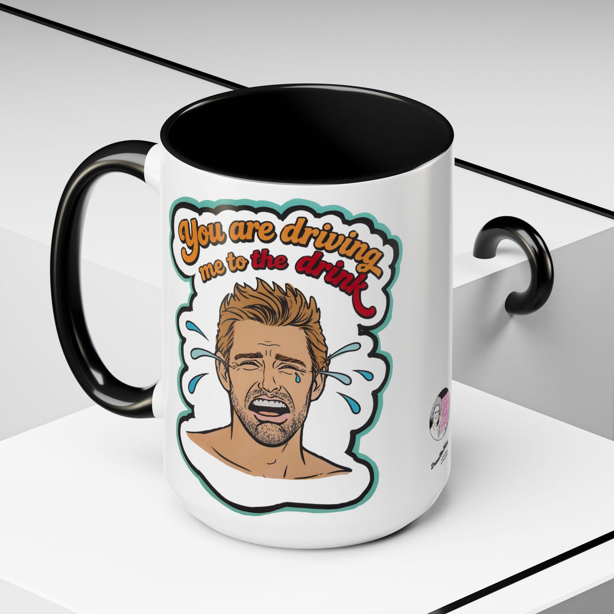 Summer House Kyle Driving to the Drink, Ceramic Mug, (11oz, 15oz) featuring Kyle Cooke