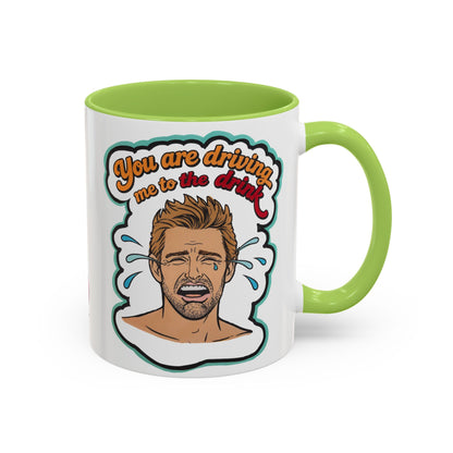 Summer House Kyle Driving to the Drink, Ceramic Mug, (11oz, 15oz) featuring Kyle Cooke