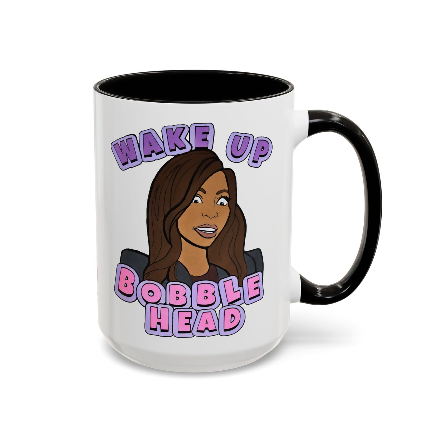 RHOSLC "Wake Up Bobblehead!", Ceramic Mug, (11oz, 15oz) featuring Mary Cosby