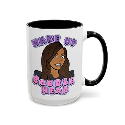 RHOSLC "Wake Up Bobblehead!", Ceramic Mug, (11oz, 15oz) featuring Mary Cosby