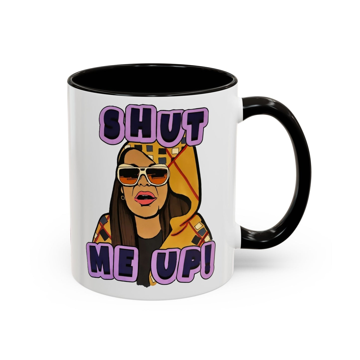RHOSLC Shut Me Up!, Ceramic Mug, (11oz, 15oz) Featuring Mary Cosby