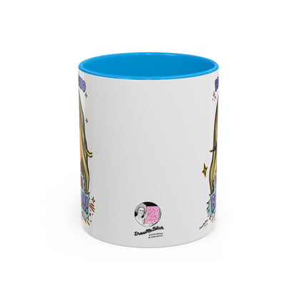 RHOBH Denise Bravo Bravo Bravo, Ceramic Mug, Various Sizes & Colors, featuring Denise Richards