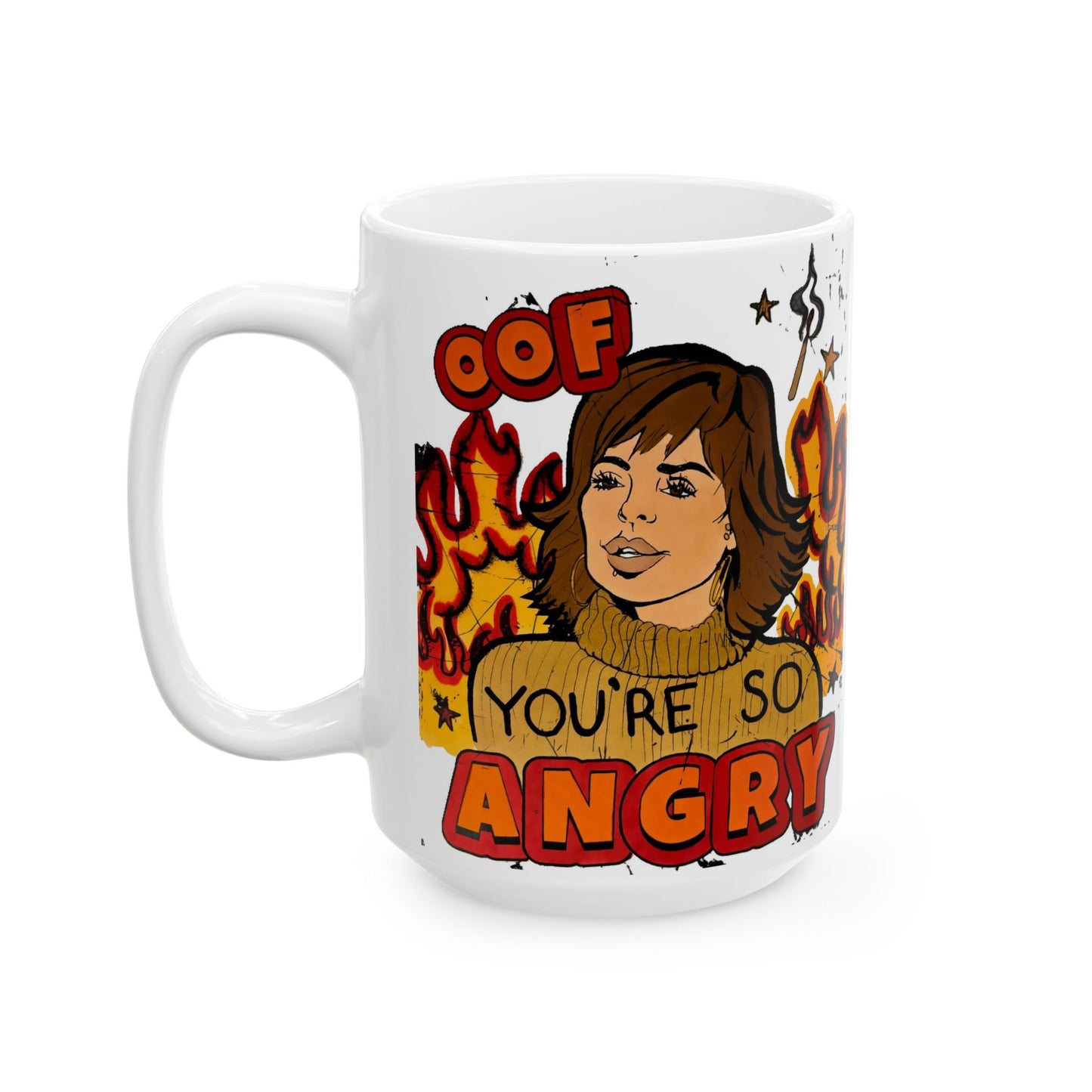 RHOBH "OOF You're Angry" featuring Lisa Rinna, Ceramic Mug