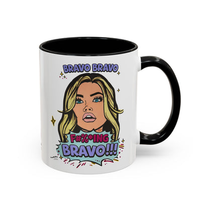 RHOBH Denise Bravo Bravo Bravo, Ceramic Mug, Various Sizes & Colors, featuring Denise Richards