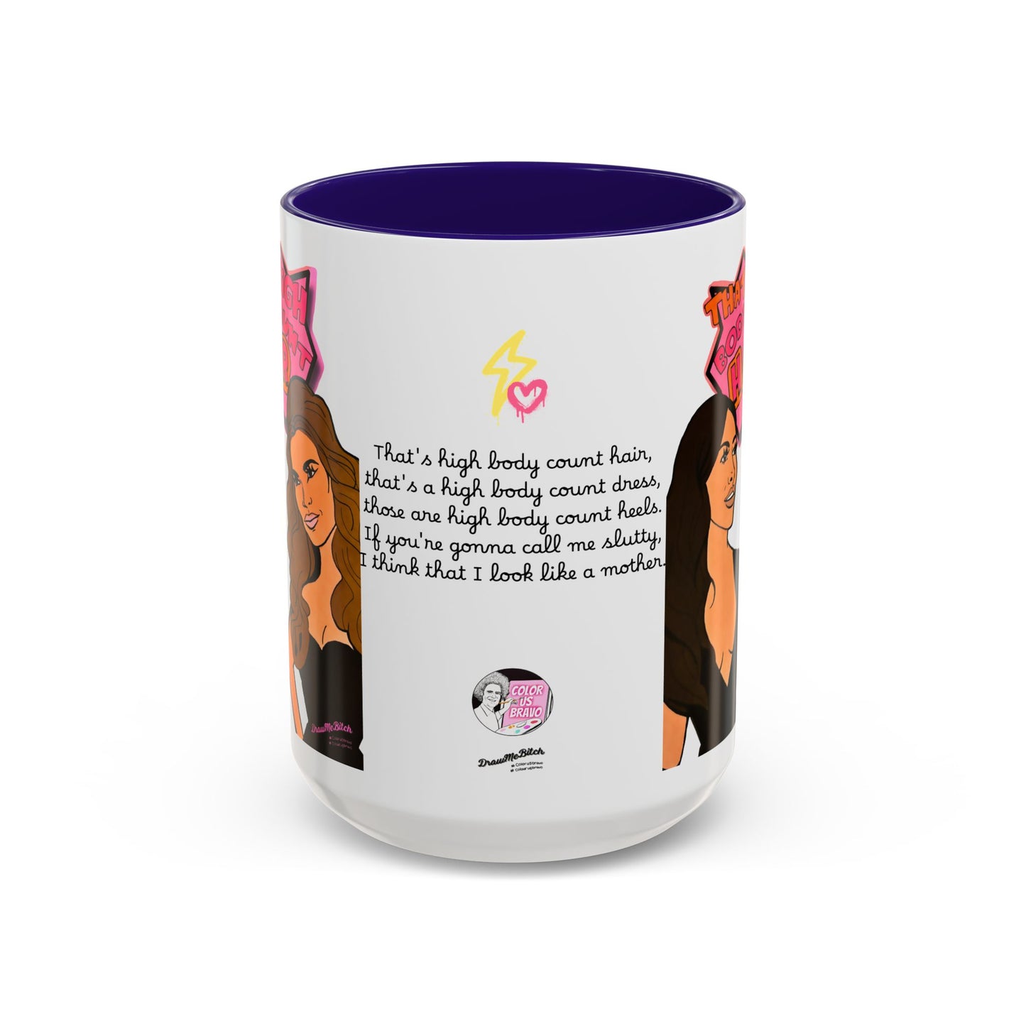 RHOSLC High Body Count Hair, Ceramic Mug, (11oz, 15oz) Featuring Angie K & Britani Bateman