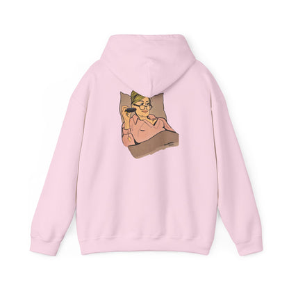 RHONY Sonja in bed with Crown, Unisex Hoodie, featuring Sonja Morgan
