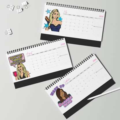 The Real Housewives of 2026, Desktop Calendar, Featuring Various Real Housewives from Bravo TV