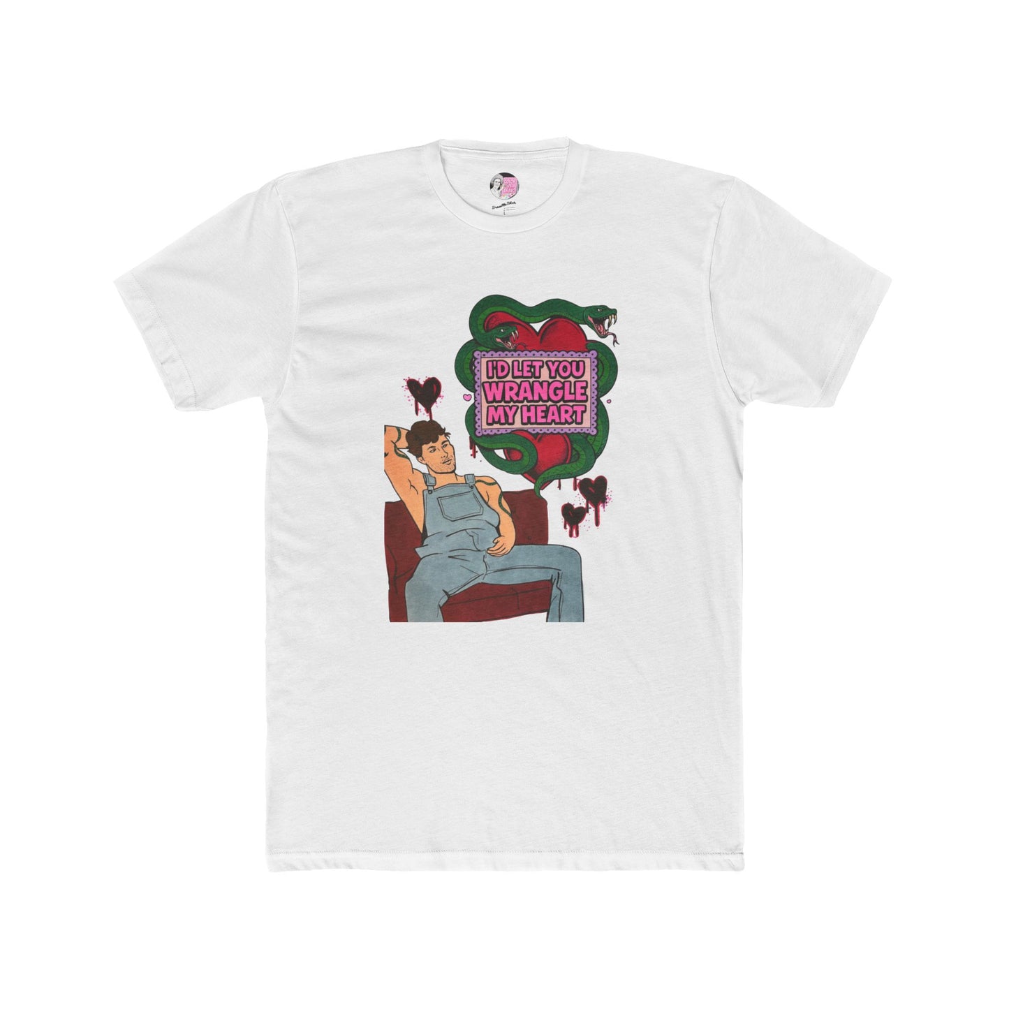 Traitors Rob Wrangle my Heart, Unisex Cotton Crew Tee Featuring Rob Rausch