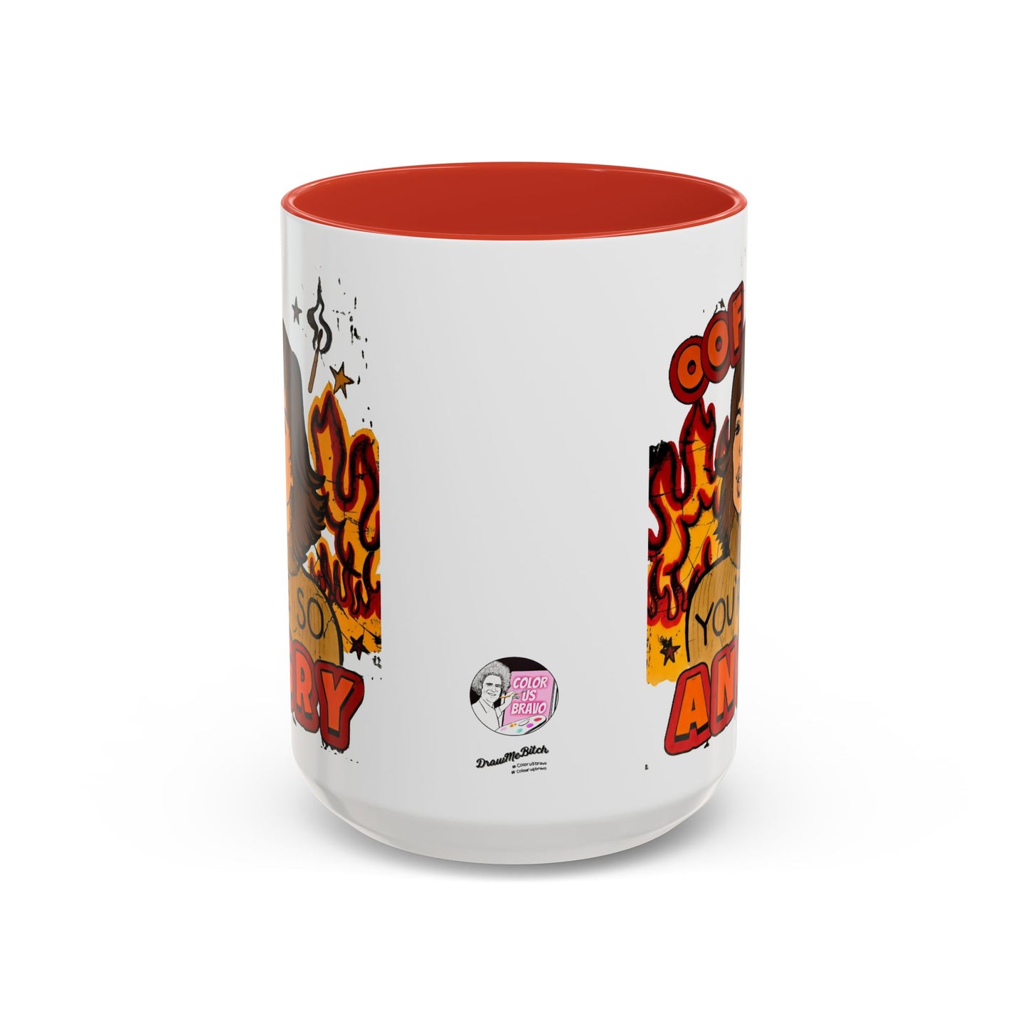 RHOBH, "OOF You're Angry" Ceramic Mug, (11oz, 15oz) featuring Lisa Rinna