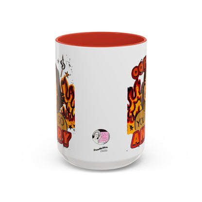 RHOBH, "OOF You're Angry" Ceramic Mug, (11oz, 15oz) featuring Lisa Rinna
