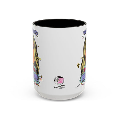 RHOBH Denise Bravo Bravo Bravo, Ceramic Mug, Various Sizes & Colors, featuring Denise Richards
