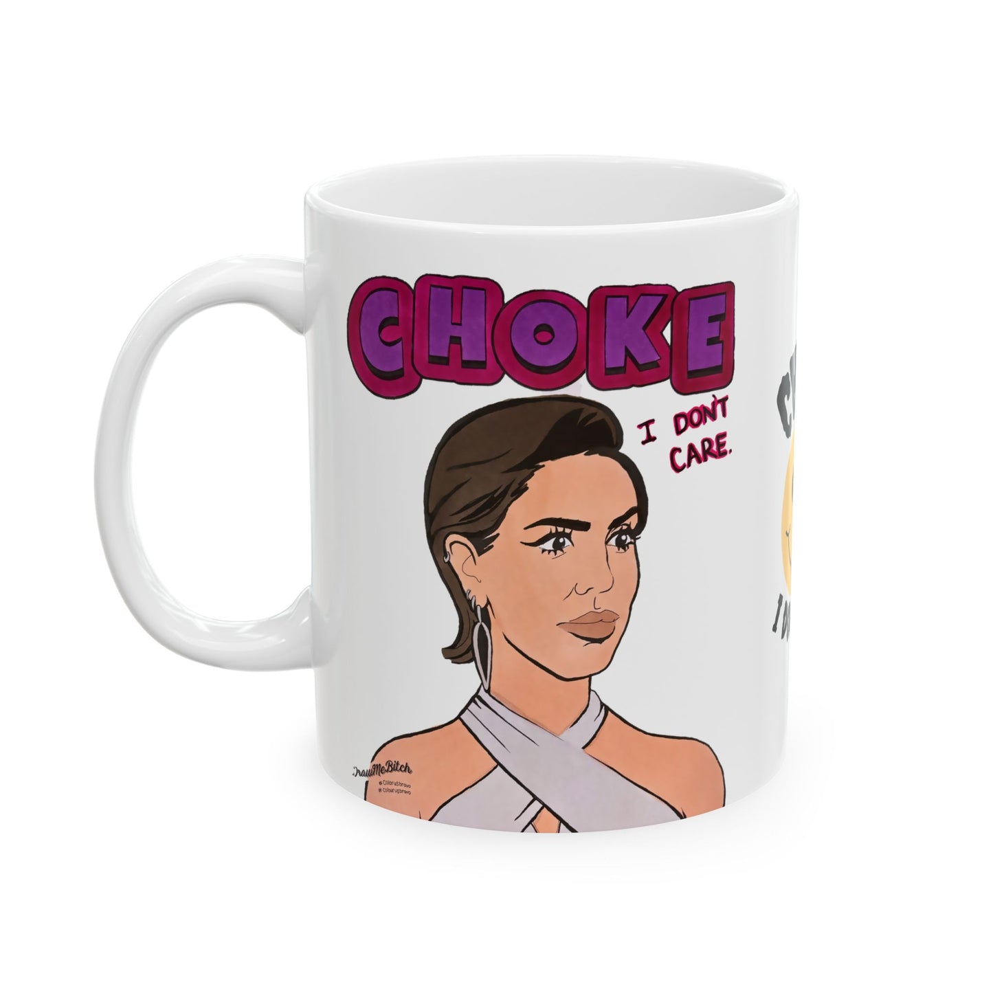 VPR "Choke", Ceramic Mug, (11oz, 15oz) featuring Katie Maloney
