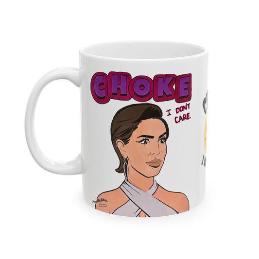 VPR "Choke", Ceramic Mug, (11oz, 15oz) featuring Katie Maloney