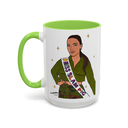RHORI Kelsey vs. Rosie SLAM PIG, Ceramic Mug, (11oz, 15oz) featuring Kelsey Swanson & Rosie Woods
