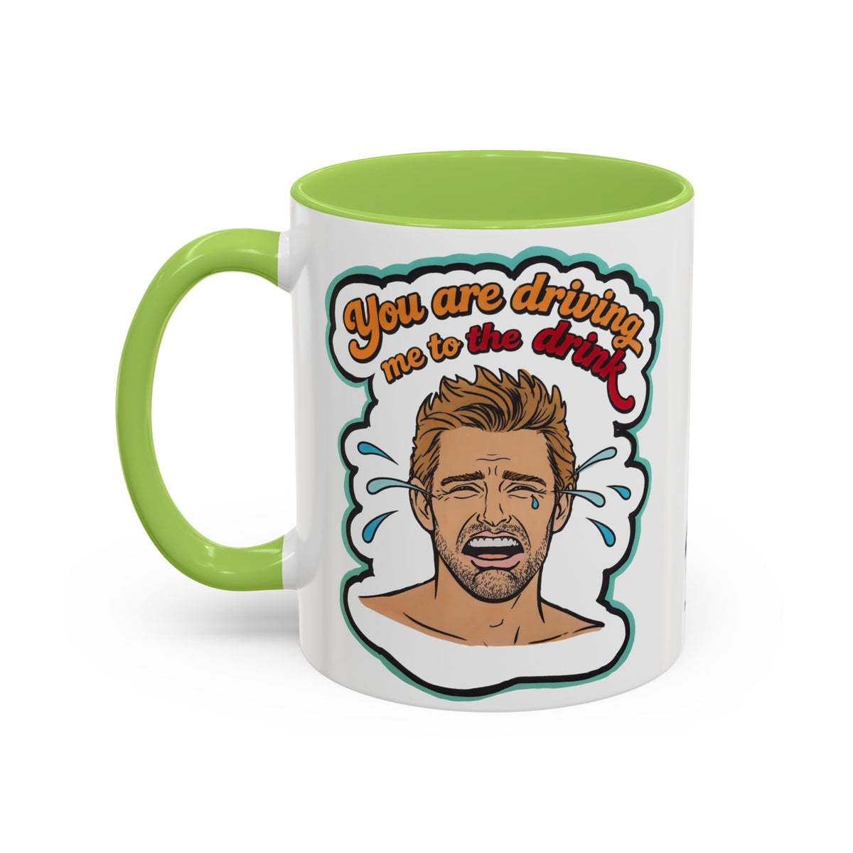 Summer House Kyle Driving to the Drink, Ceramic Mug, (11oz, 15oz) featuring Kyle Cooke