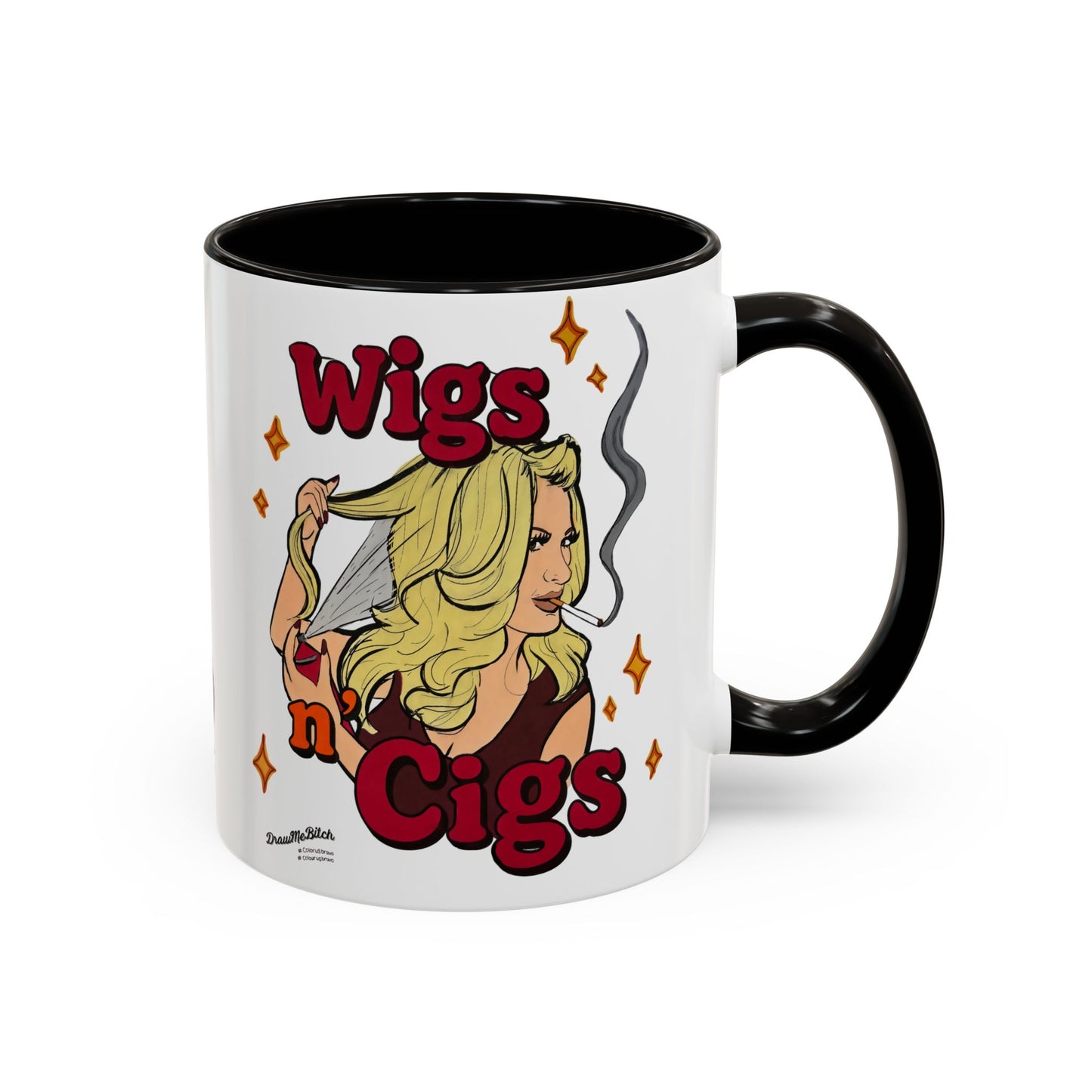 RHOA Kim "Wigs n' Cigs", Ceramic Mug, (11oz, 15oz) Featuring Kim Zolciak