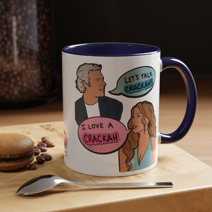 RHORI Alicia Loves a Cracka, Ceramic Mug, (11oz, 15oz) featuring Alicia Carmody & Andy Cohen