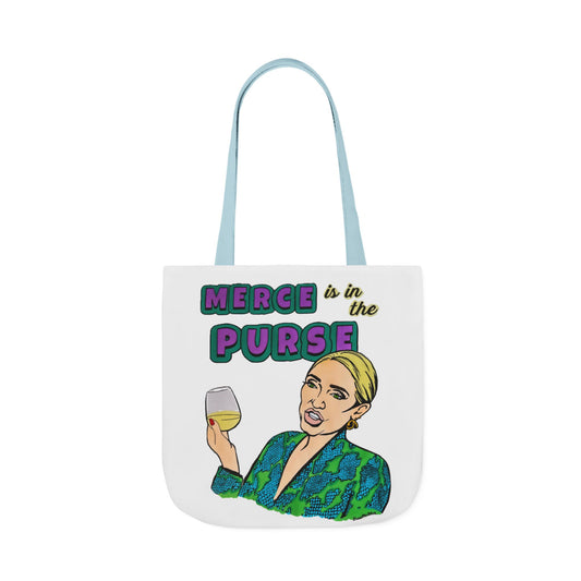 RHOBH Erika "Merce is in the Purse!" Tote Bag featuring Erika Jayne
