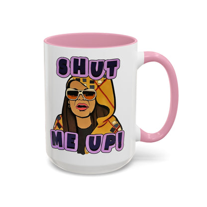 RHOSLC Shut Me Up!, Ceramic Mug, (11oz, 15oz) Featuring Mary Cosby