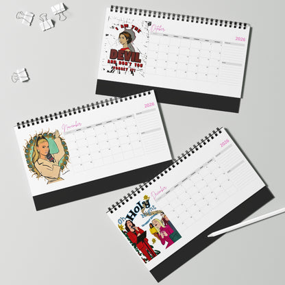 The Real Housewives of 2026, Desktop Calendar, Featuring Various Real Housewives from Bravo TV