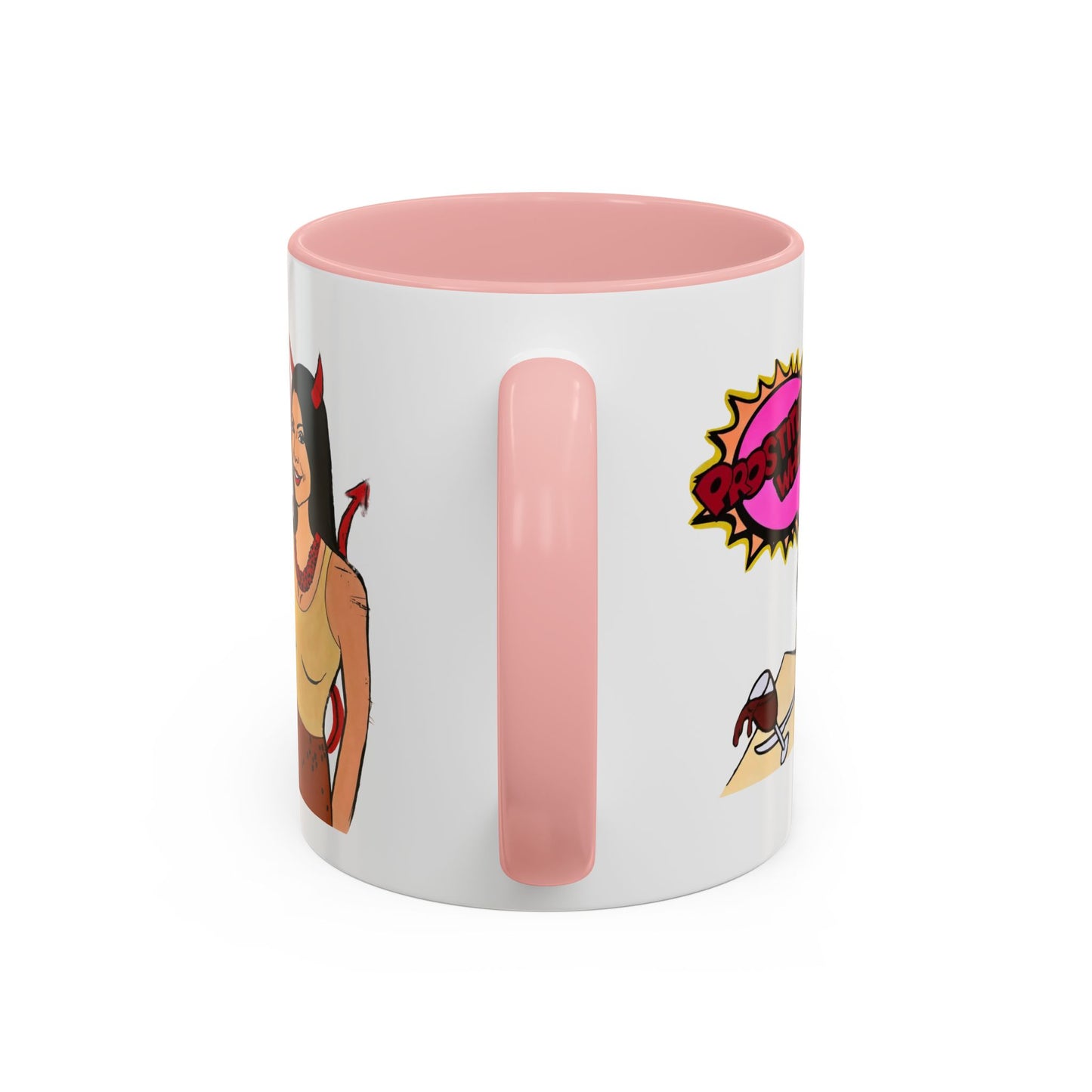 RHONJ "Prostitutions' Whore", Ceramic Mug, (11oz, 15oz) Featuring Teresa Giudice vs. Danielle Staub