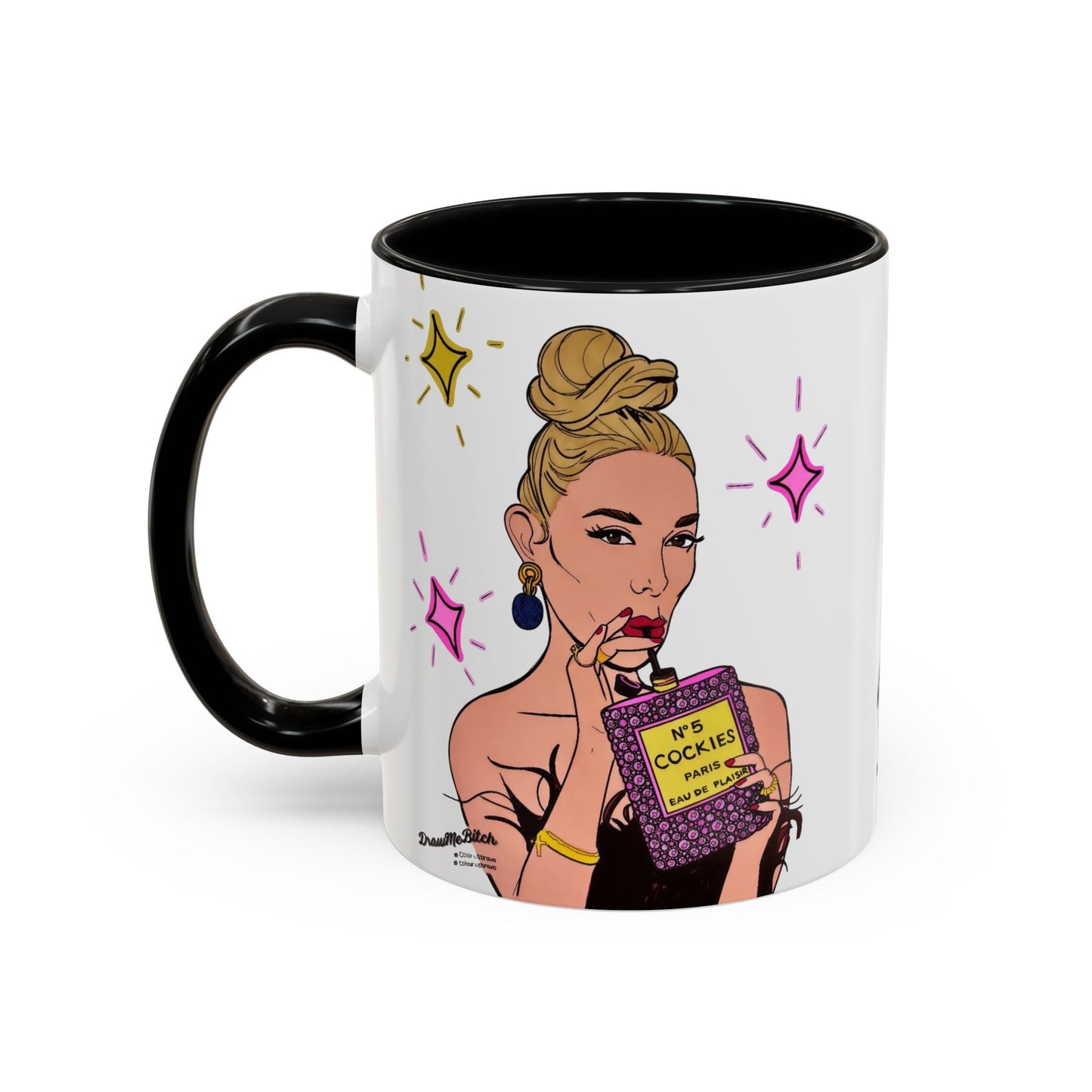 RHOM Marysol Cockies, Ceramic Mug, (11oz, 15oz) featuring Marysol Patton