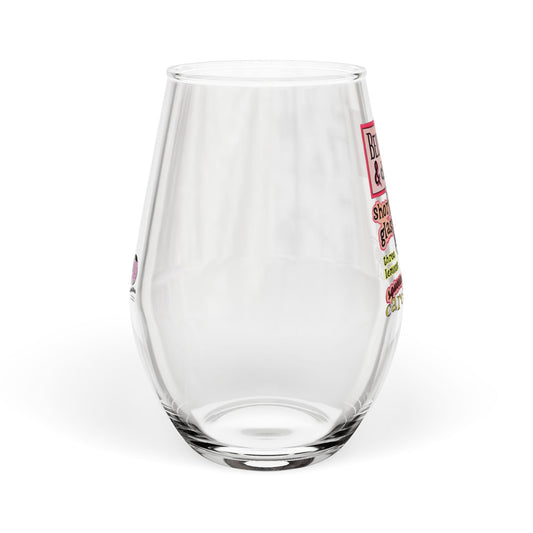 RHOBH Dorit's Drink, 12oz Stemless Wine Glass, Featuring Dorit Kemsley