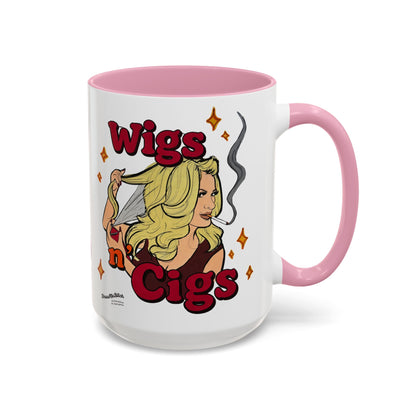 RHOA Kim "Wigs n' Cigs", Ceramic Mug, (11oz, 15oz) Featuring Kim Zolciak