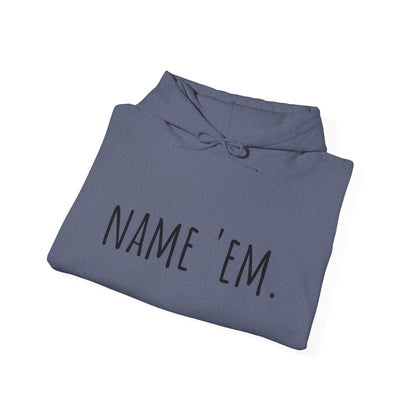 RHOBH Kyle vs. Sutton "NAME 'EM", Unisex Hoodie, featuring Kyle Richards and Sutton Stracke
