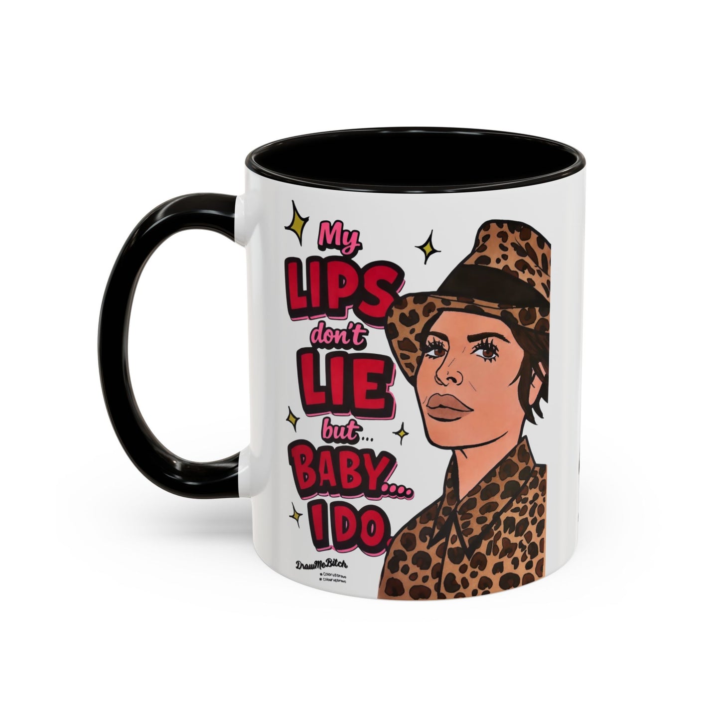 Traitors Lisa Rinna Lips Don't Lie, Ceramic Mug, Various Sizes & Colors