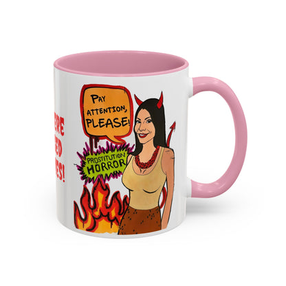 RHONJ "Prostitutions' Whore", Ceramic Mug, (11oz, 15oz) Featuring Teresa Giudice vs. Danielle Staub