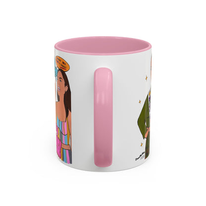 RHORI Kelsey vs. Rosie SLAM PIG, Ceramic Mug, (11oz, 15oz) featuring Kelsey Swanson & Rosie Woods