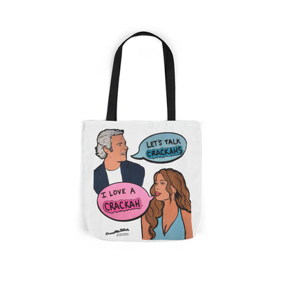 RHORI Alicia Loves a Crackah, Tote Bag featuring Alicia Carmody