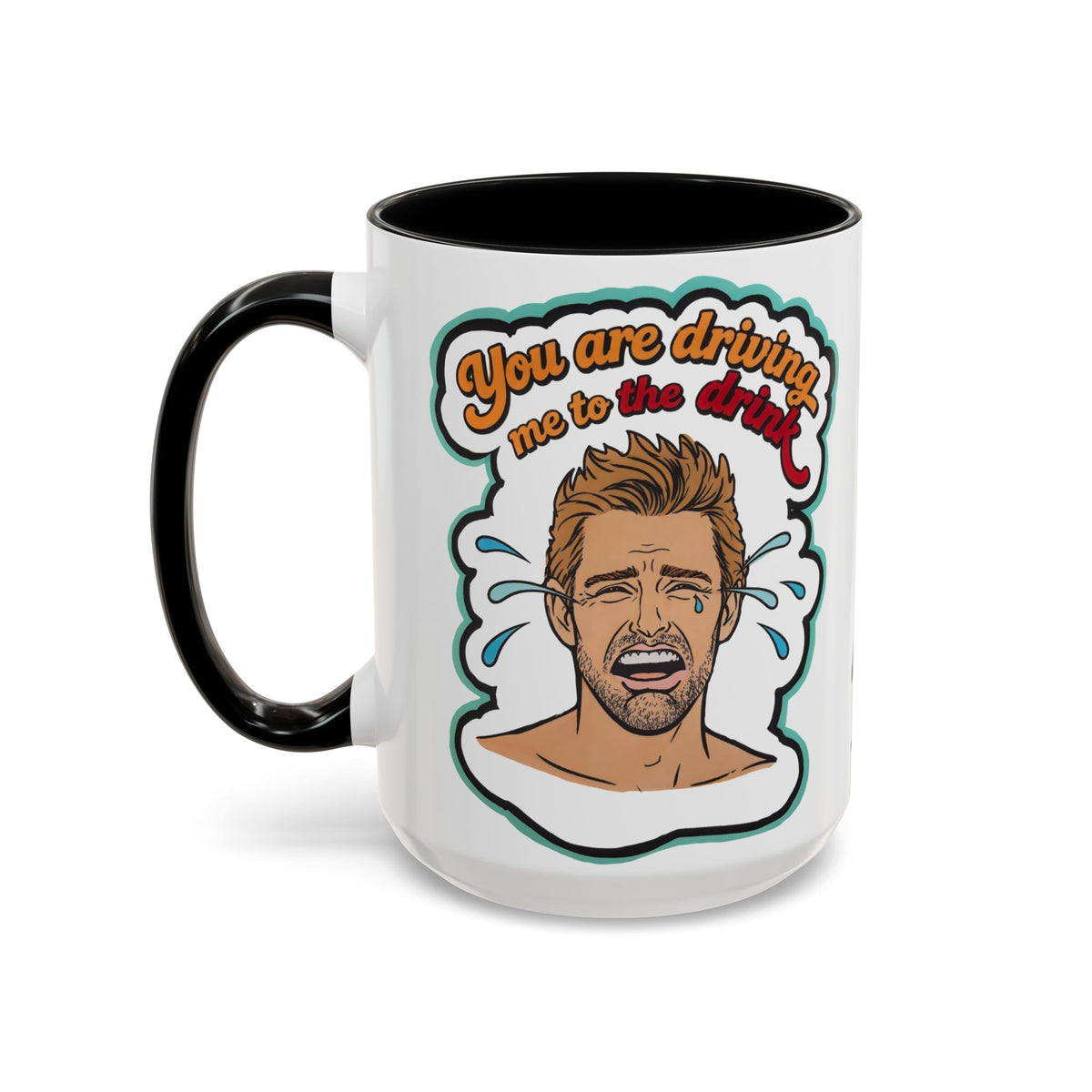 Summer House Kyle Driving to the Drink, Ceramic Mug, (11oz, 15oz) featuring Kyle Cooke