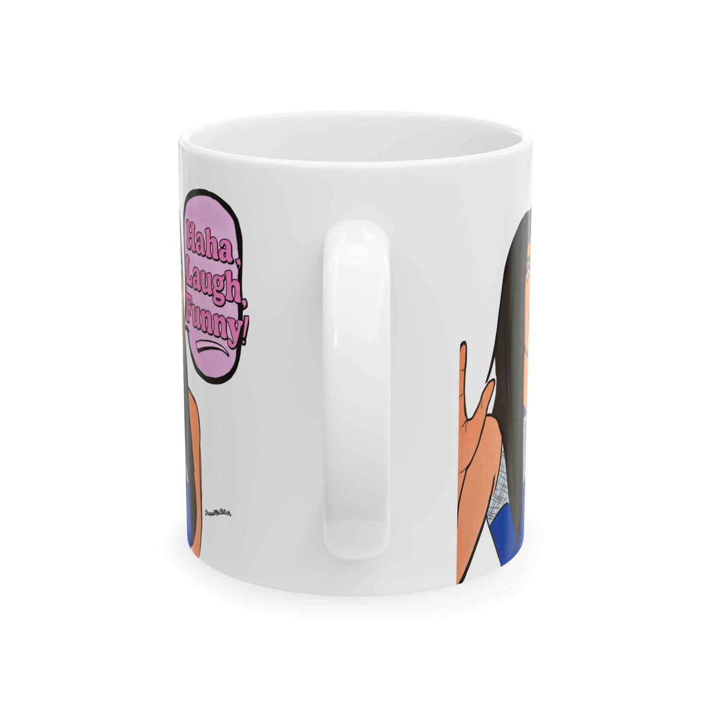 RHONJ "Haha! Laugh!", Ceramic Mug, (11oz, 15oz) Featuring Teresa Giudice