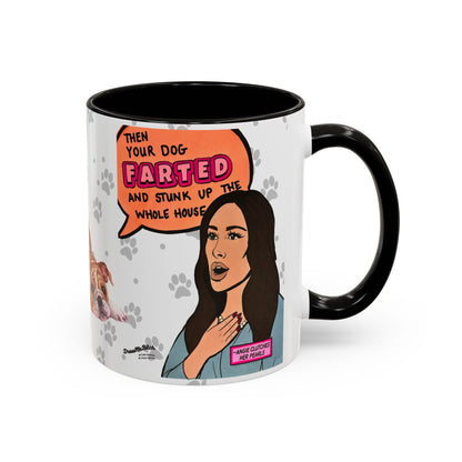 RHOSLC Mary vs. Angie Farts, Ceramic Mug, (11oz, 15oz) Featuring Mary Cosby and Angie Katsanevas