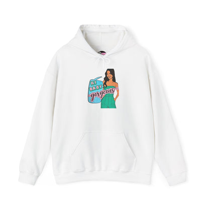 RHOSLC Lisa "Hey Baby Gorgeous!", Unisex Hoodie, featuring Lisa Barlow
