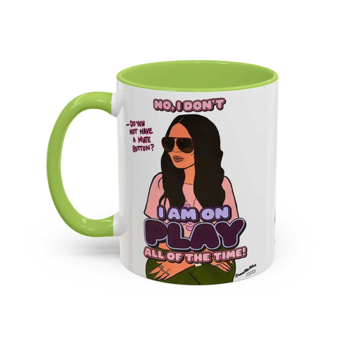 RHOSLC Lisa On Play, Ceramic Mug, (11oz, 15oz)  featuring Lisa Barlow