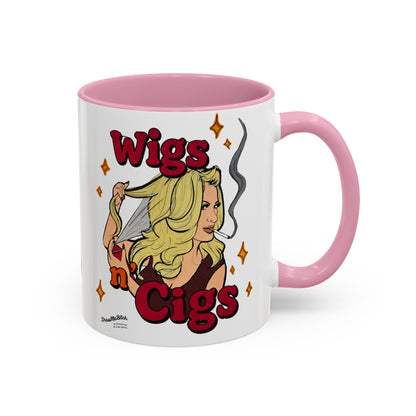 RHOA Kim "Wigs n' Cigs", Ceramic Mug, (11oz, 15oz) Featuring Kim Zolciak