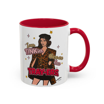 Traitors Maura Tinks Tree Tray-ers, Ceramic Mug, Various Sizes & Colors, featuring Maura Higgins