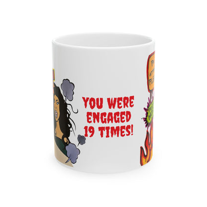 RHONJ "Prostitutions' Whore", Ceramic Mug, (11oz, 15oz) Featuring Teresa Giudice vs. Danielle Staub