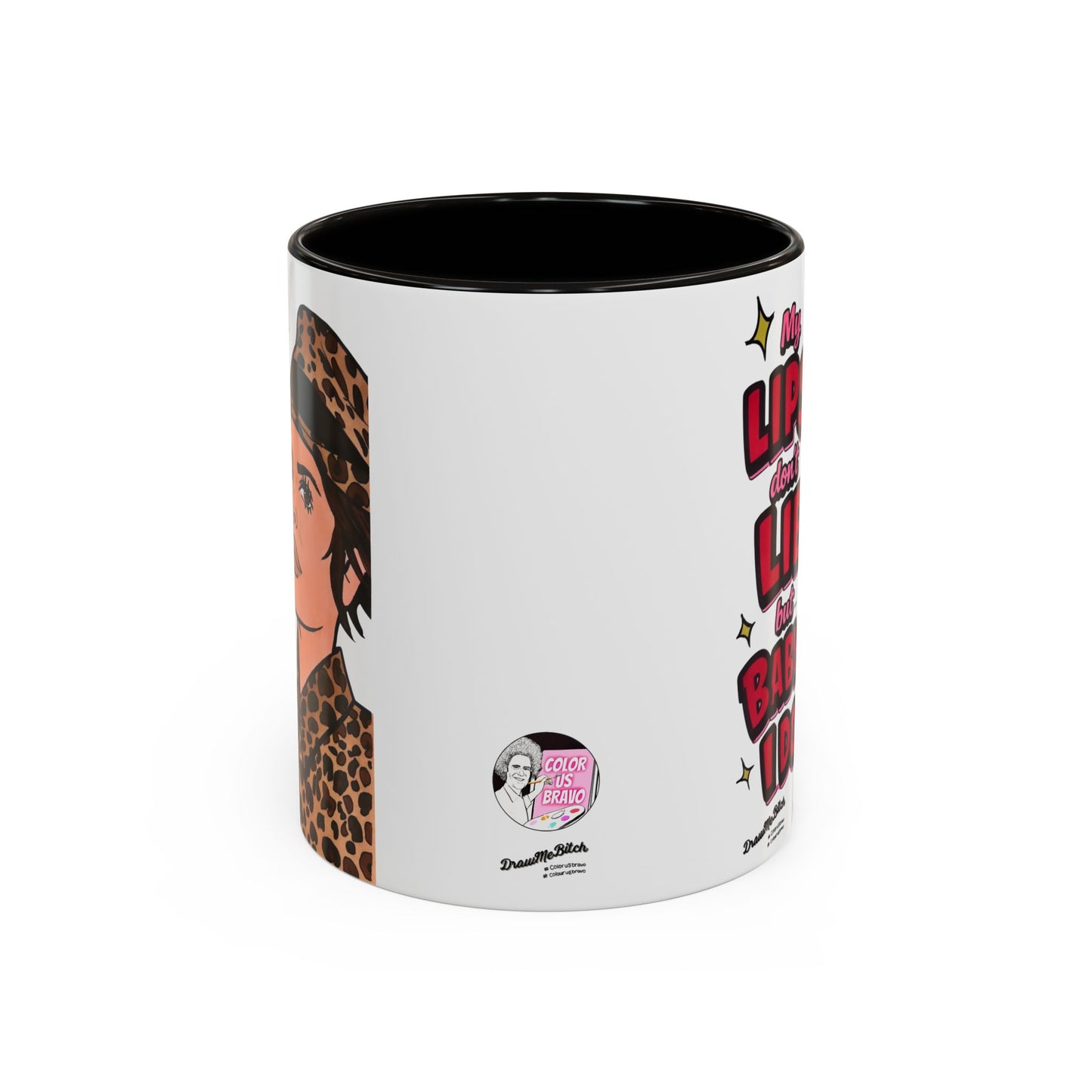 Traitors Lisa Rinna Lips Don't Lie, Ceramic Mug, Various Sizes & Colors