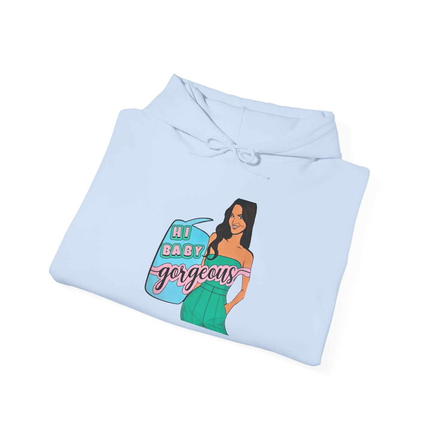 RHOSLC Lisa "Hey Baby Gorgeous!", Unisex Hoodie, featuring Lisa Barlow